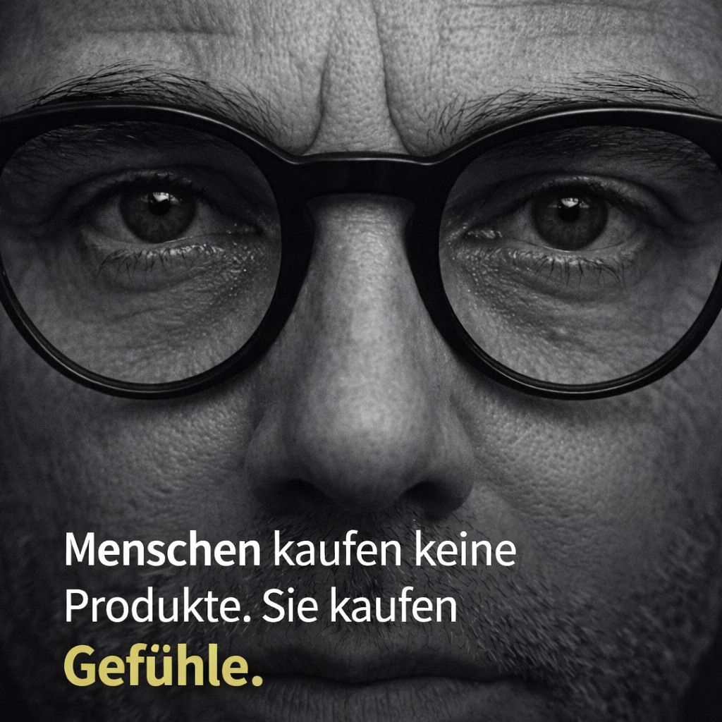Menschen kaufen keine Produkte. Sie kaufen Gefühle.